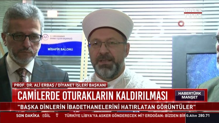 Camilerde oturakların kaldırılması