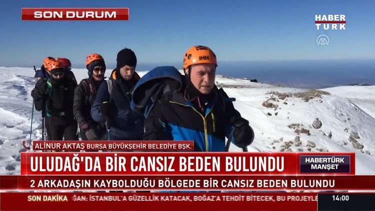 Uludağ'da bir cansız beden bulundu