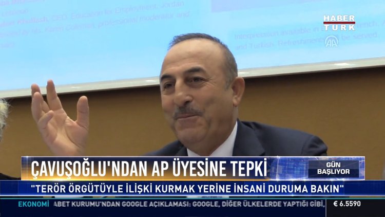 Çavuşoğlu'ndan AP üyesine tepki