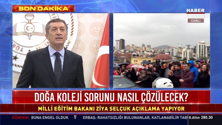 Ziya Selçuk'tan Doğa Koleji açıklaması