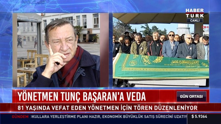 Yönetmen Tunç Başaran'a veda