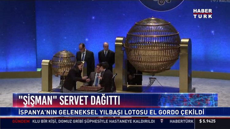 "Şişman" servet dağıttı