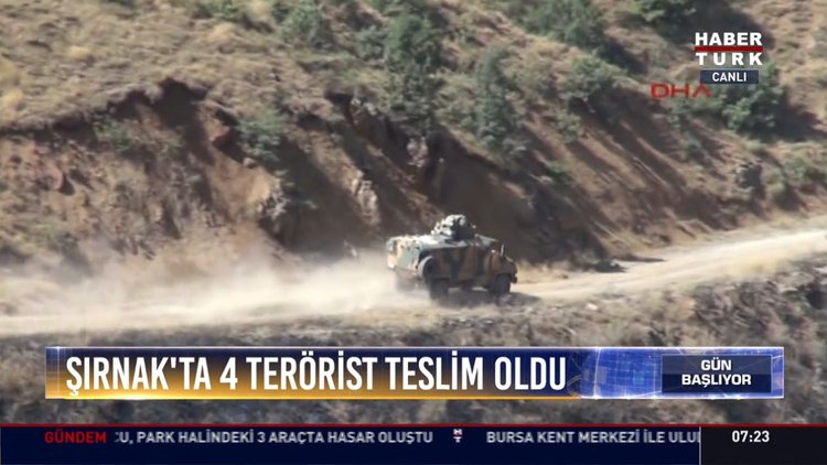 Şırnak'ta 4 terörist teslim oldu