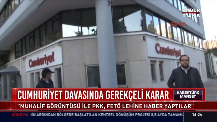 Cumhuriyet davasında gerekçeli karar