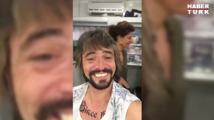 Ahmet Kural ile Murat Cemcir sette yaşadıklarını çektiler