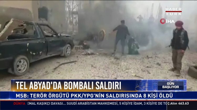 Tel Abyad'da bombalı saldırı