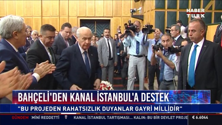 Bahçeli'den Kanal İstanbul'a destek