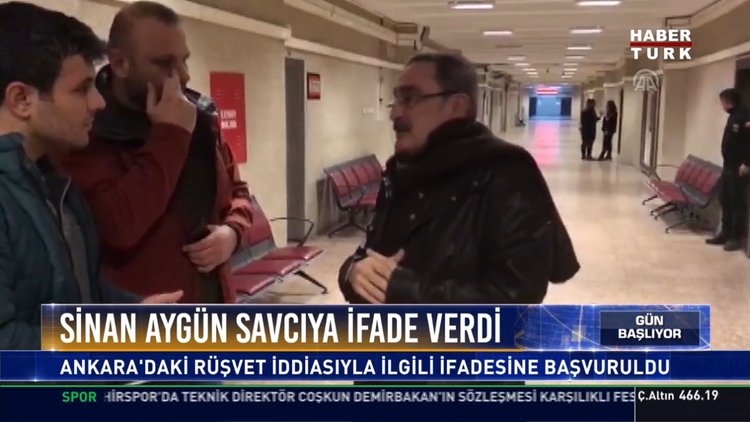 Sinan Aygün savcıya ifade verdi