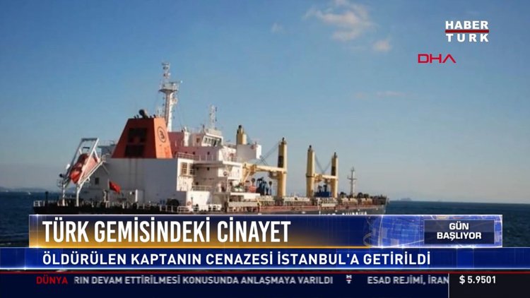 Türk gemisinde cinayet