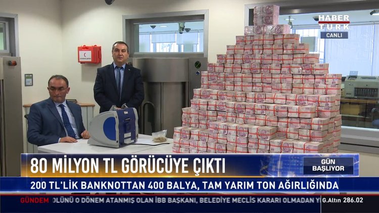 80 Milyon TL görücüye çıktı