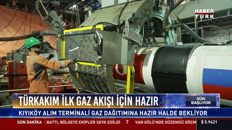 Türkakım ilk gaz akışı için hazır