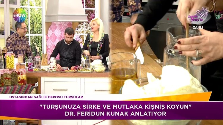 Nar taneli lahana turşusu