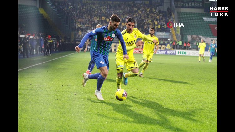 Çaykur Rizespor: 1 - Fenerbahçe: 2 MAÇ SONUCU