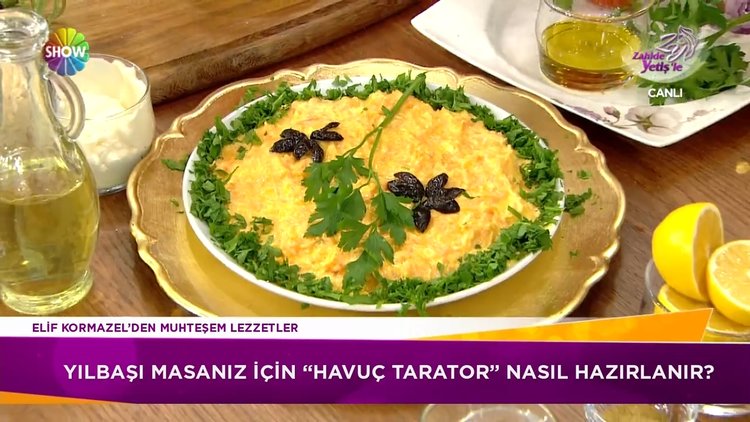 Havuç Tarator nasıl yapılır?