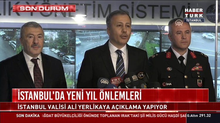 İstanbul'da yeni yıl önlemleri