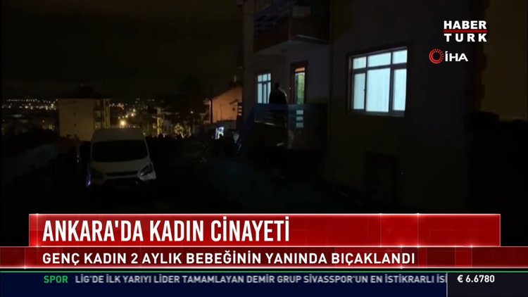 Ankara' da kadın cinayeti