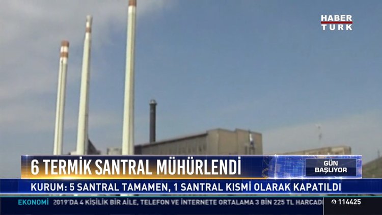 13 termik santralden 6'sı mühürlendi