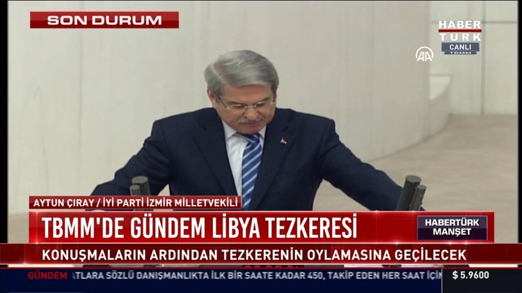 İyi Parti İzmir Milletvekili Aytun Çıray açıklama yaptı