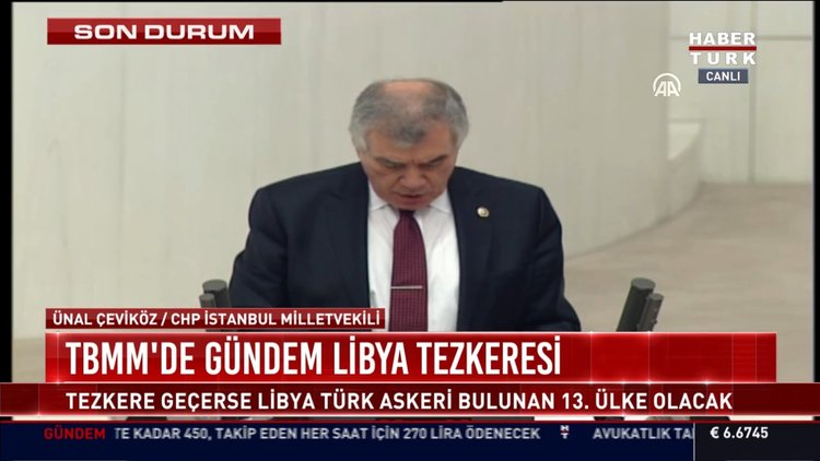 Chp İstanbul Milletvekili Ünal Çeviköz konuşma yaptı