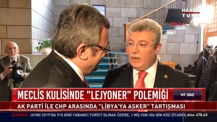 Meclis kulisinde ''Lejyoner'' polemiği