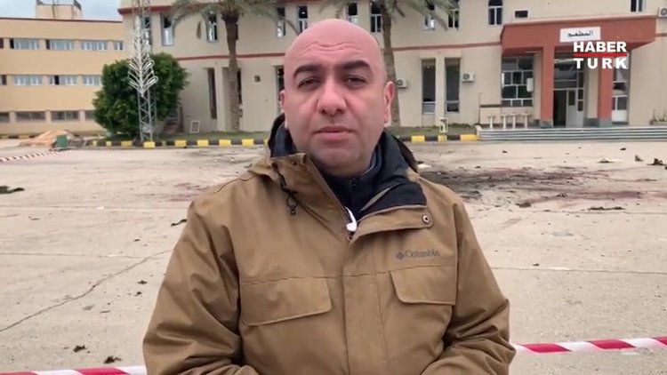 Habertürk Trablus'ta saldırıya uğrayan askeri okulda