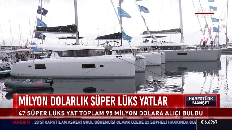 Milyon dolarlık süper lüks yatlar