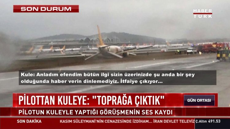 Pilottan kuleye: "Toprağa çıktık"