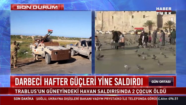 Darbeci Hafter güçleri yine saldırdı