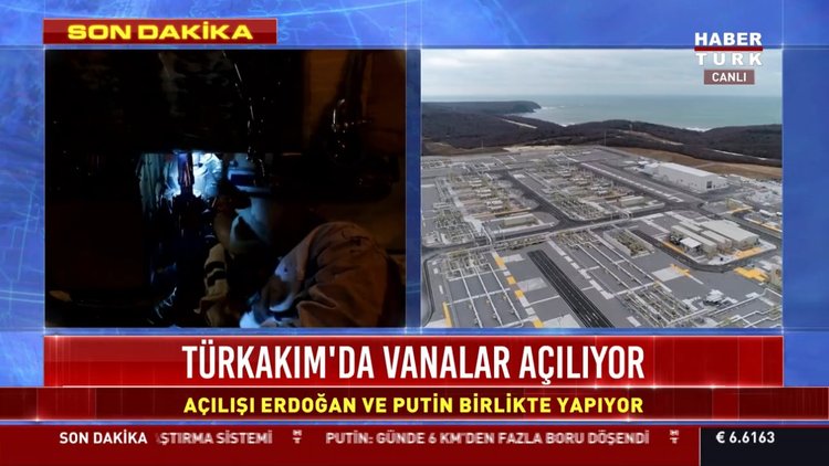 TürkAkım'da vanalar açılıyor