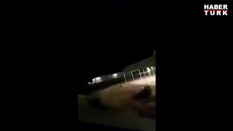 Son dakika: İran'ın ABD üslerine saldırısı amatör kamerada!