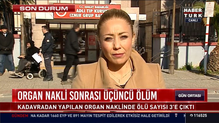 Organ nakli sonucu üçüncü ölüm
