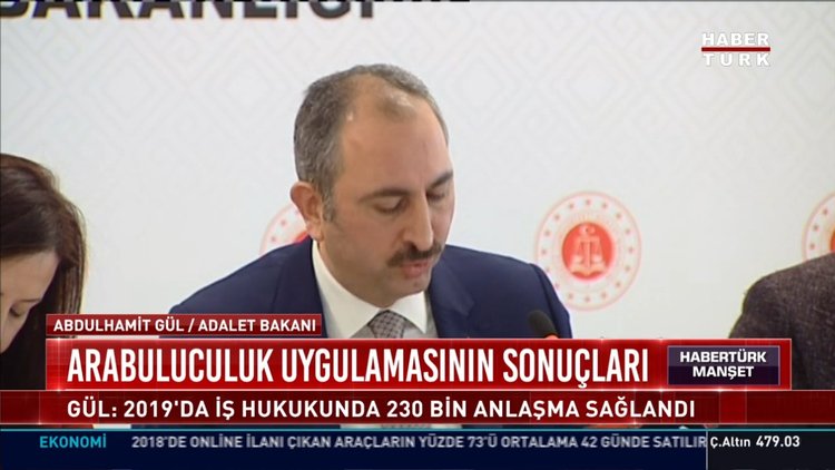 Arabuluculuk uygulamasının sonuçları