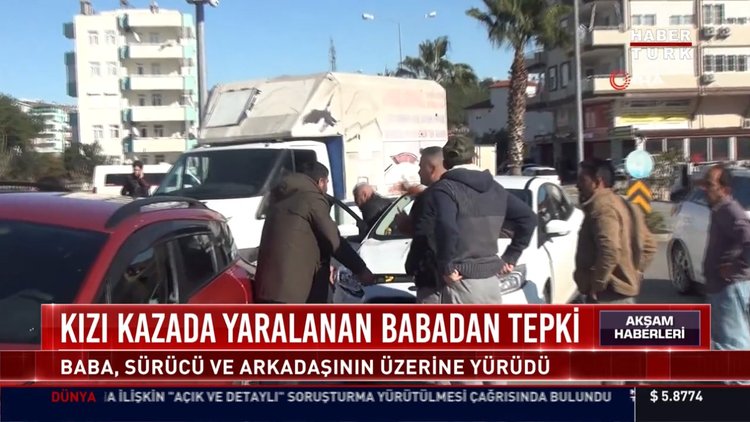 Kızı kazada yaralanan babadan tepki