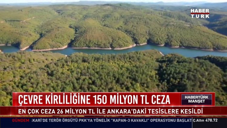 Çevre kirliliğine 150 milyon tl ceza