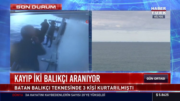 Kayıp iki balıkçı aranıyor