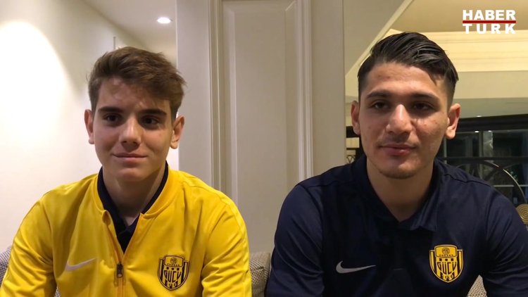 Ankaragücü'nün genç yıldızları Habertürk'e konuştu