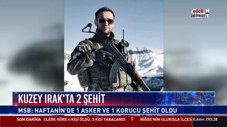 Kuzey Irak'ta 2 şehit