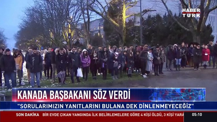 Düşen uçakta ölen Kanadalılar anıldı