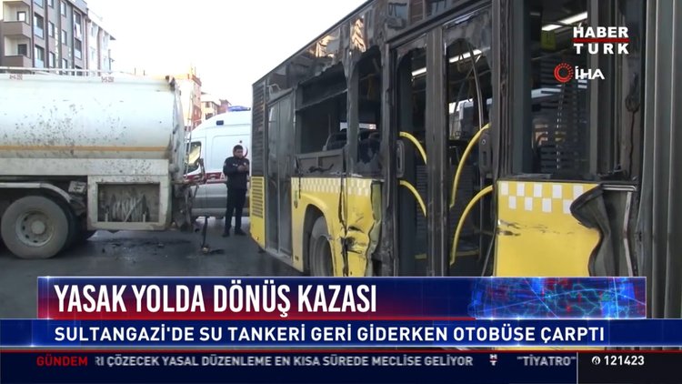Yasak yolda dönüş kazası
