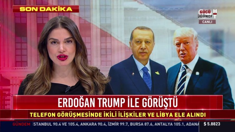 Son dakika... Cumhurbaşkanı Recep Tayyip Erdoğan, ABD Başkanı Donald Trump ile görüştü