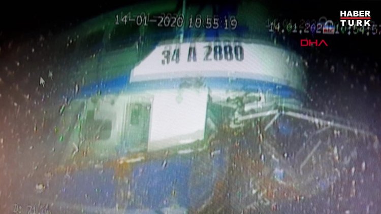 Batan balıkçı teknesinin enkazı su altında böyle görüntülendi