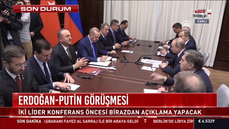 Erdoğan-Putin görüşmesi