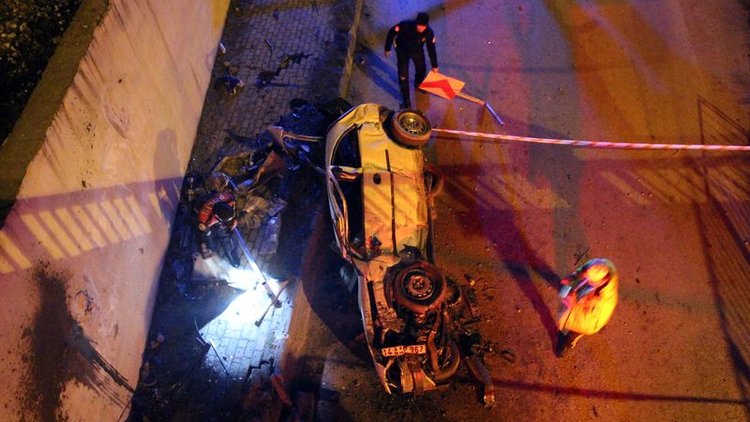 Bolu'da korkunç kaza: 2 ölü