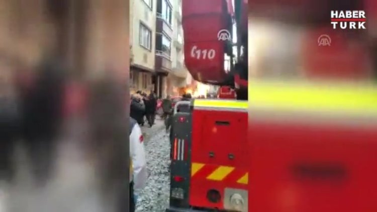 İş makinesi doğal gaz borusunu deldi