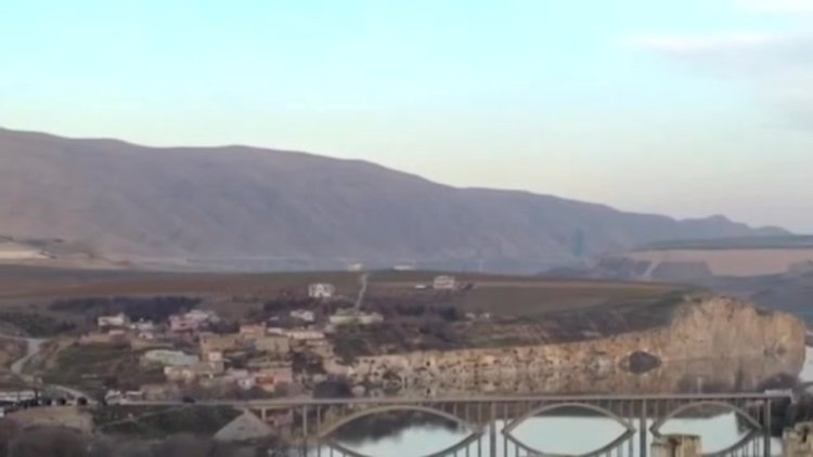 Hasankeyf'te sular yükselmeye başladı