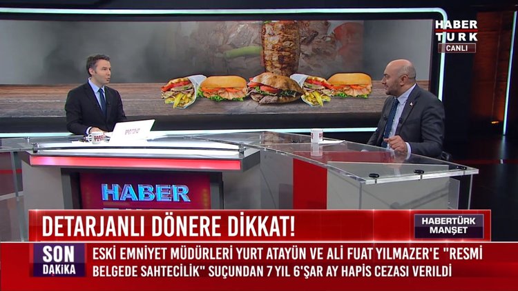 Deterjanlı dönere dikkat