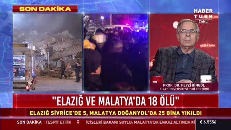 Elazığ'da deprem: Fırat Üniversitesi eski Rektörü Prof. Dr. Feyzi Bingöl