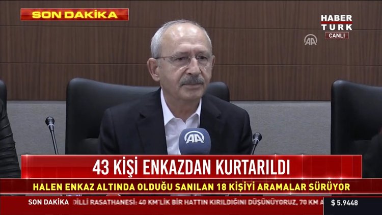 CHP Genel Başkanı Kılıçdaroğlu'ndan deprem açıklaması