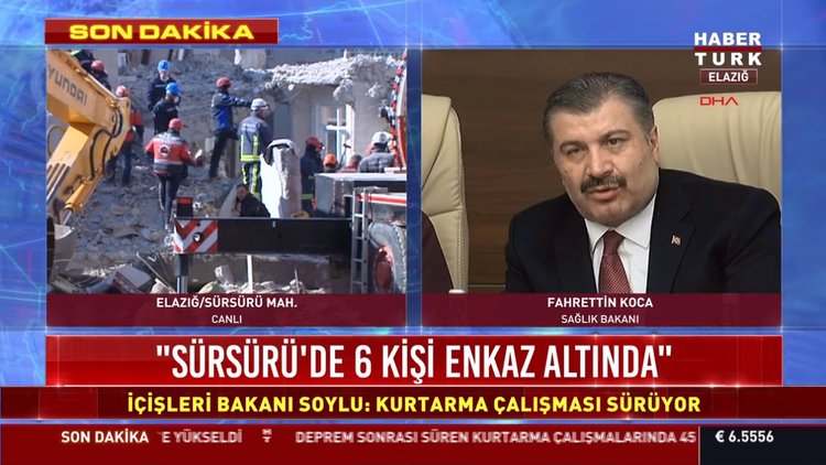 İçişleri Bakanı Soylu: Kurtarma çalışmaları sürüyor