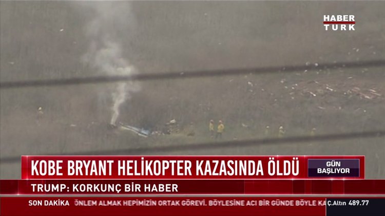 Kobe Bryant ve 13 yaşındaki kızı helikopter kazasında hayatını kaybetti